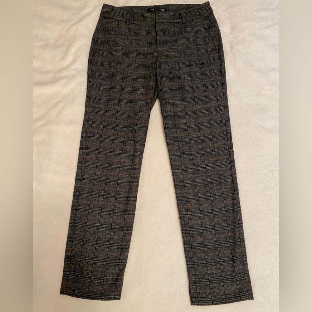 ZARA cropped straight leg pant